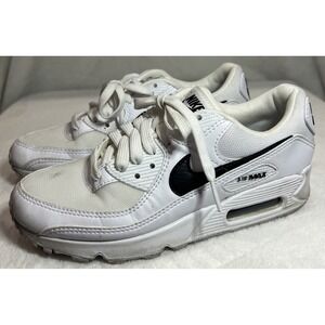 Nike Air Max 90 Women's Size 6 White Black Running Shoes DH8010-101